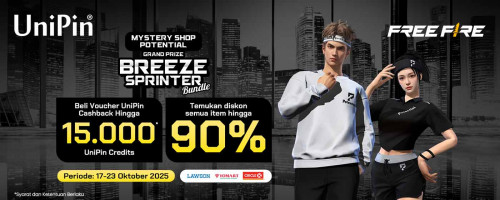 Ikuti Keseruan Mystery Shop Potential! Pakai Voucher UniPin, Diskon Item hingga 90% + Cashback 15.000 UniPin Credits